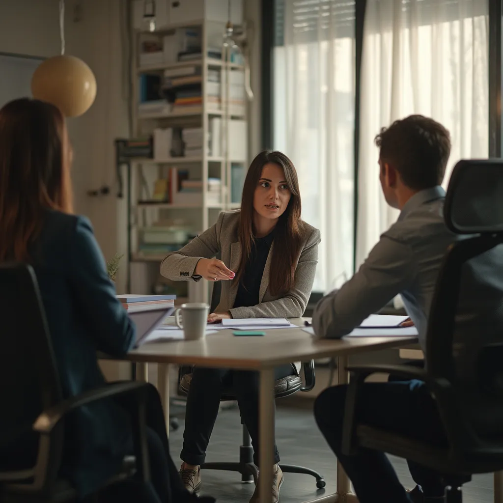 Reunión de planificación estratégica con cliente PYME