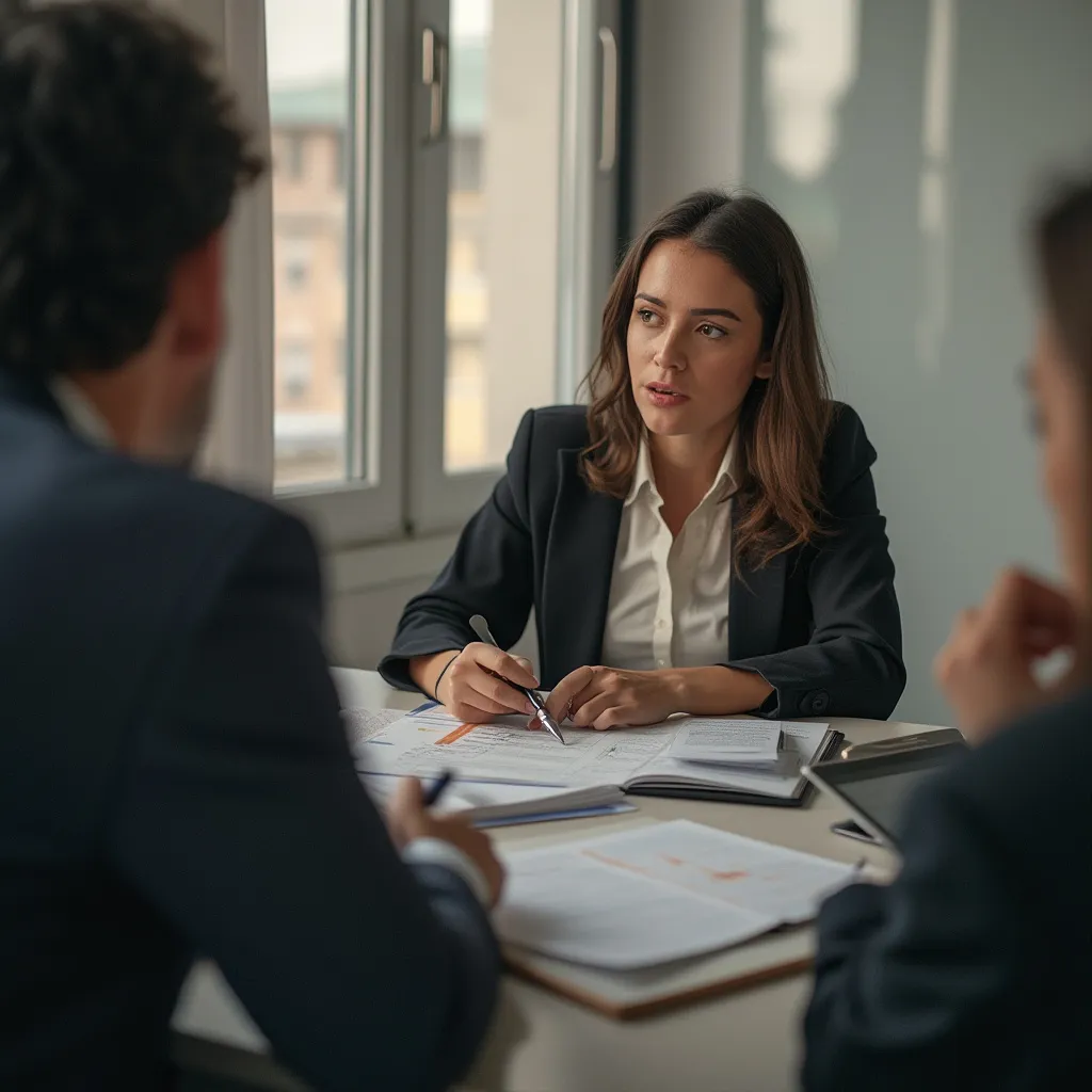 Sesión de consultoría de negocios